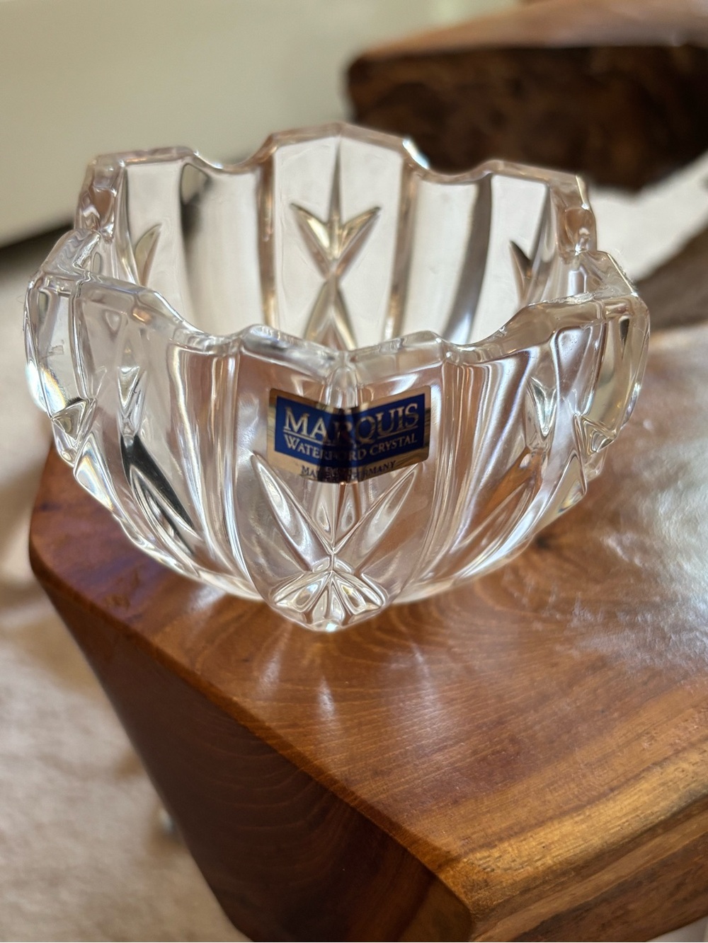 Marquis by Waterford "Winterfest" Crystal Votive Tealight Candle Holder